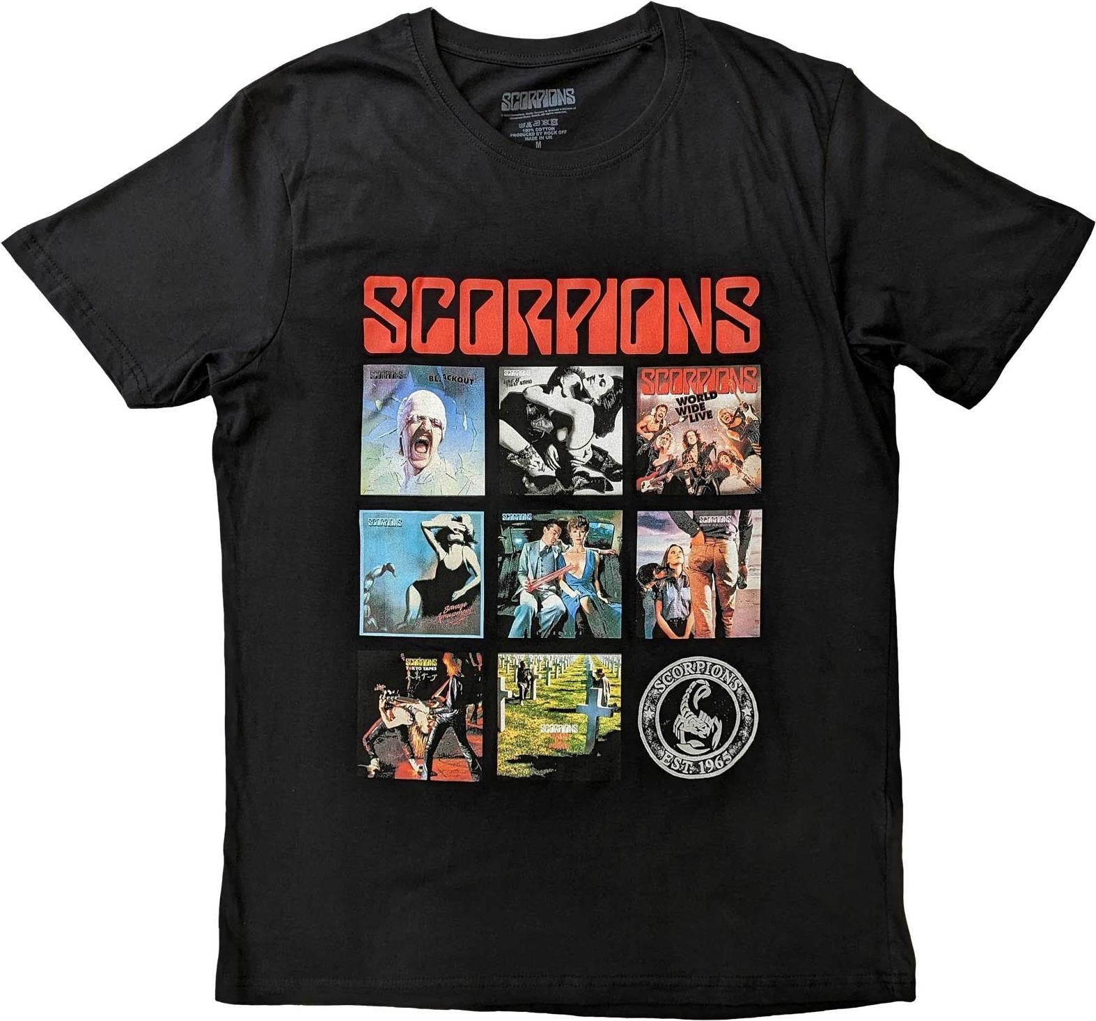 Scorpions: Rock Off - Remastered Black (T-Shirt Unisex Tg. XL)