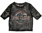 Pink Floyd: Vintage Dark Side Of The Moon Seal (Mesh) - Black (Crop Top Donna Tg. S)