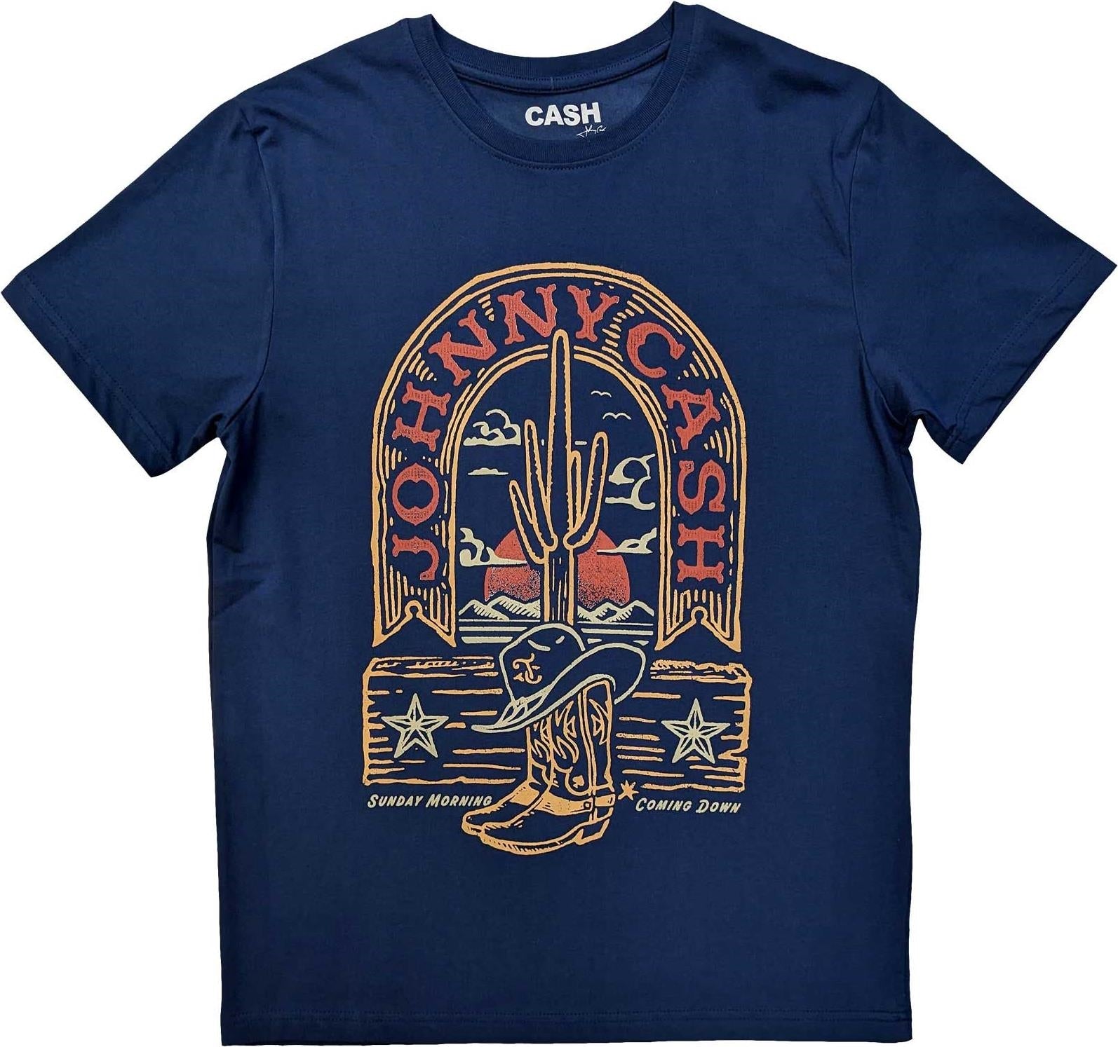 Johnny Cash: Sunday Morning (T-Shirt Unisex Tg. M)