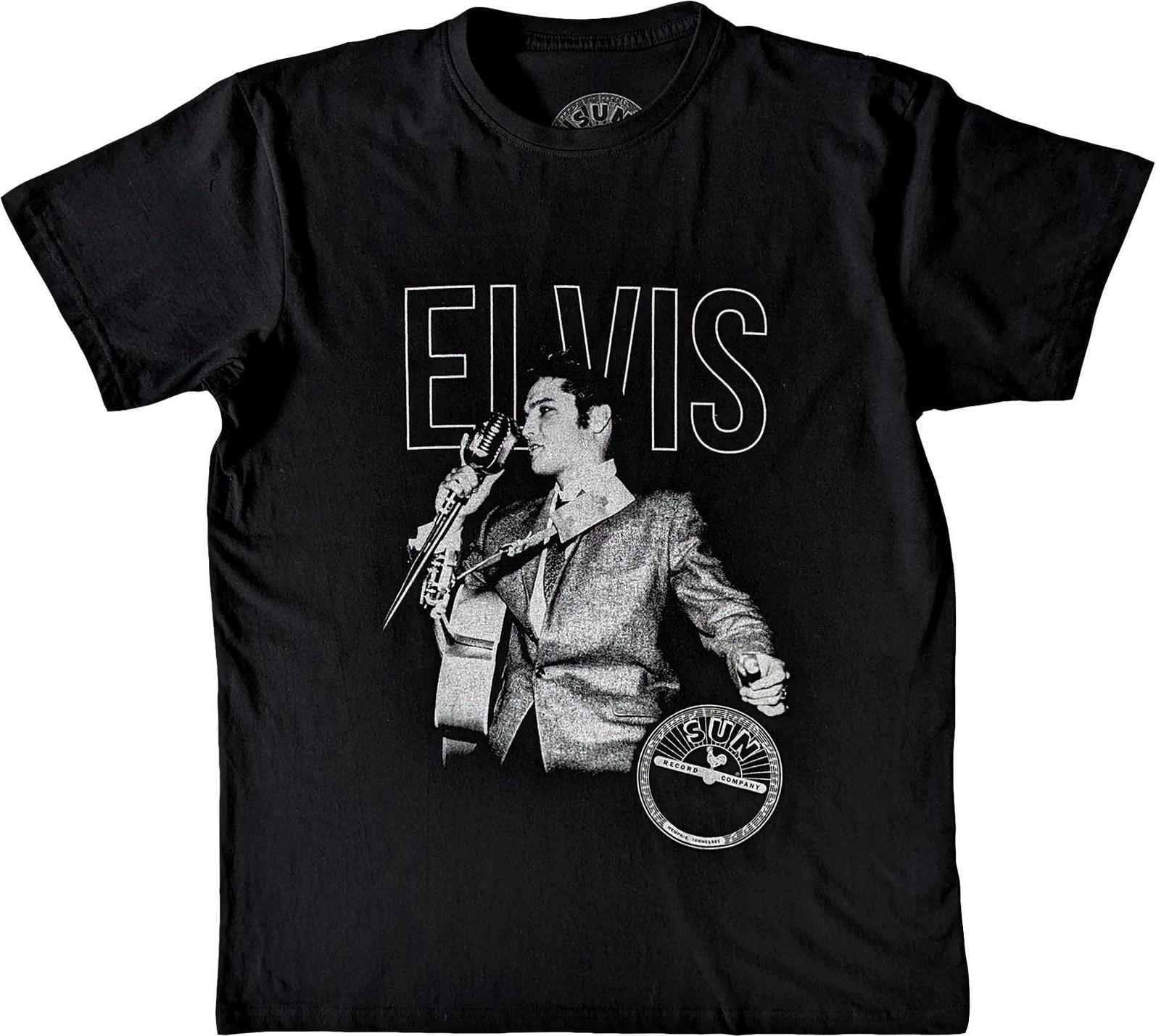 Sun Records: Elvis Live Portrait (T-Shirt Unisex Tg. XL)
