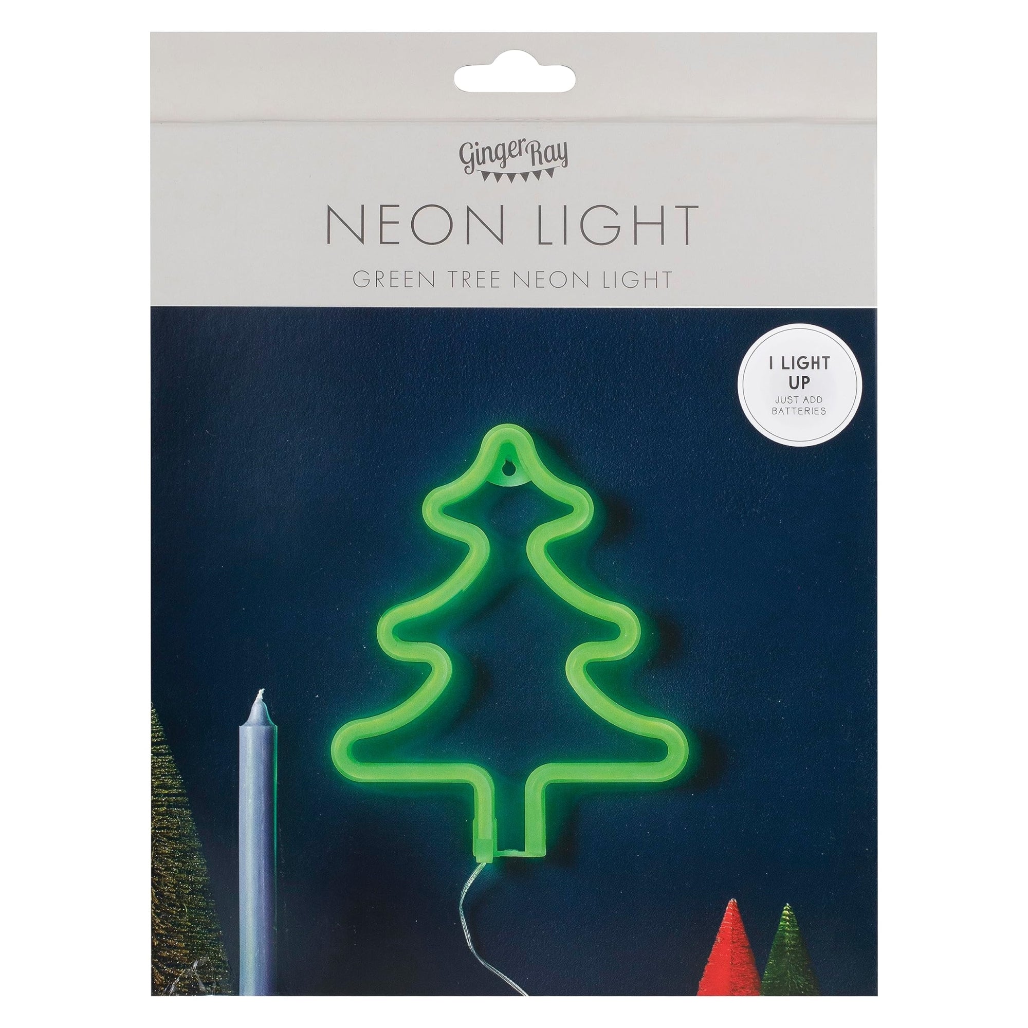 Lights - Tree - Green Neon N