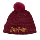 Harry Potter - Logo (Unisex Black Beanie Pom) One Size