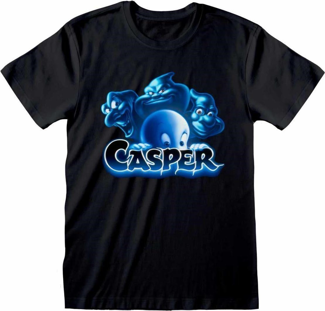 Casper: Film Title Black (T-Shirt Unisex Tg. M)