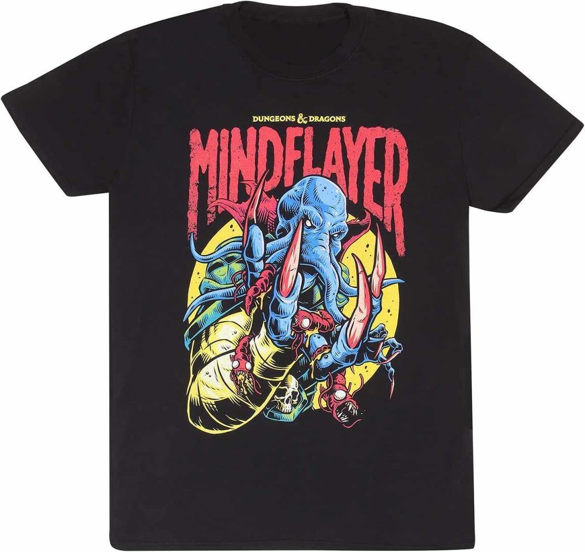 Dungeons & Dragons: Mindflayer Colour Pop - Black (T-Shirt Unisex Tg. L)