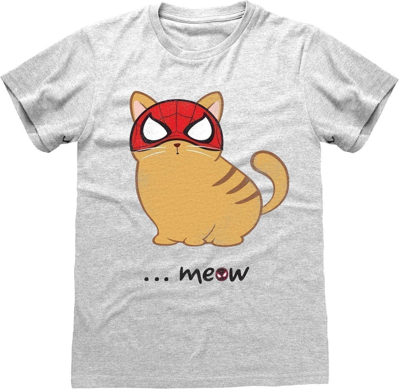 Marvel Comics: Spider-Man Miles Morales - Meow (T-Shirt Unisex Tg. XL)