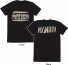 Star Wars: The Mandalorian - Row Of Helmets - Black (T-Shirt Unisex Tg. XL)