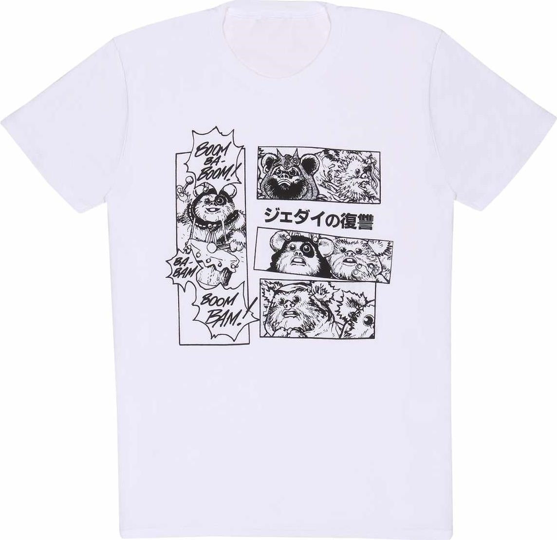 Star Wars: Ewok Manga - White (T-Shirt Unisex Tg. M)