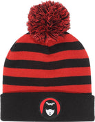 Emily The Strange: Striped - Black & Red (Pom Beanie / Berretto)