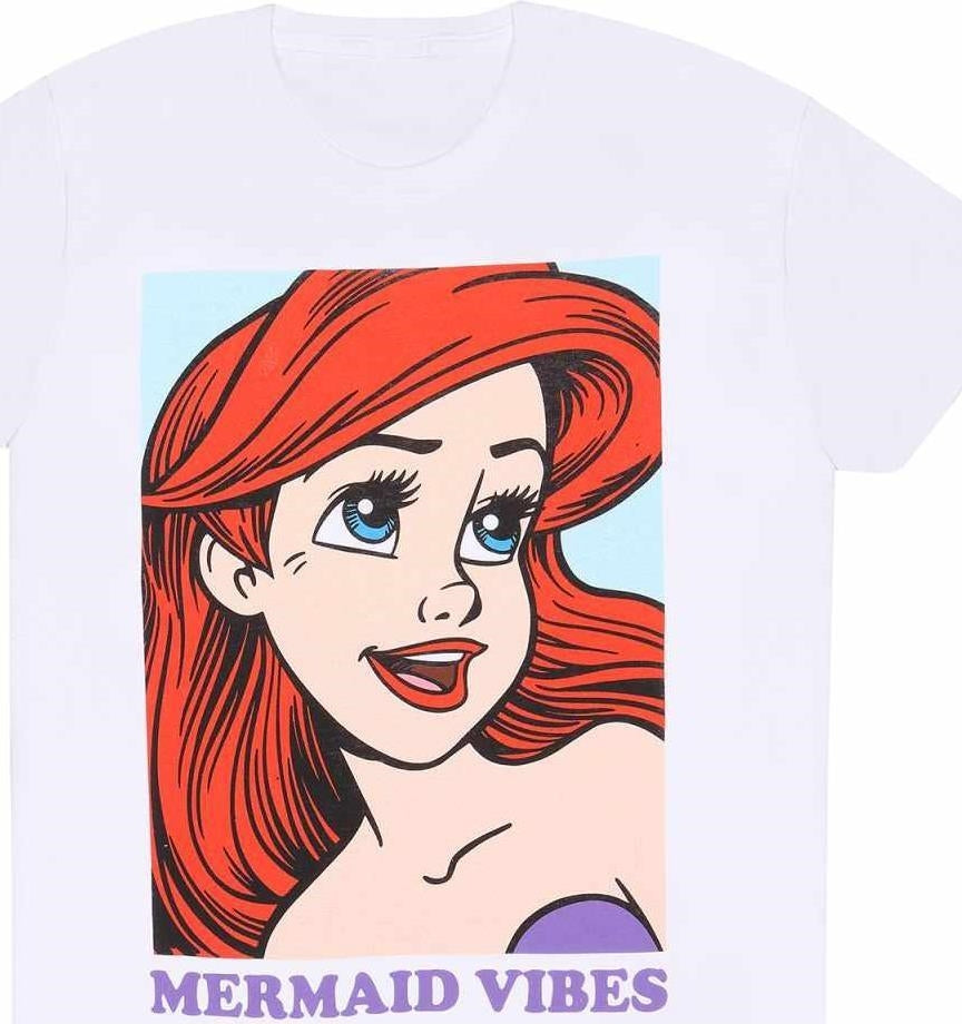 Disney: Little Mermaid - Mermaid Vibes - White (T-Shirt Unisex Tg. M)