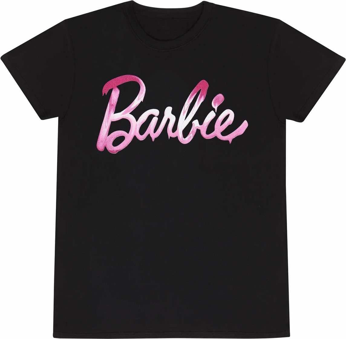 Barbie: Melted Logo - Black (T-Shirt Unisex Tg. XL)