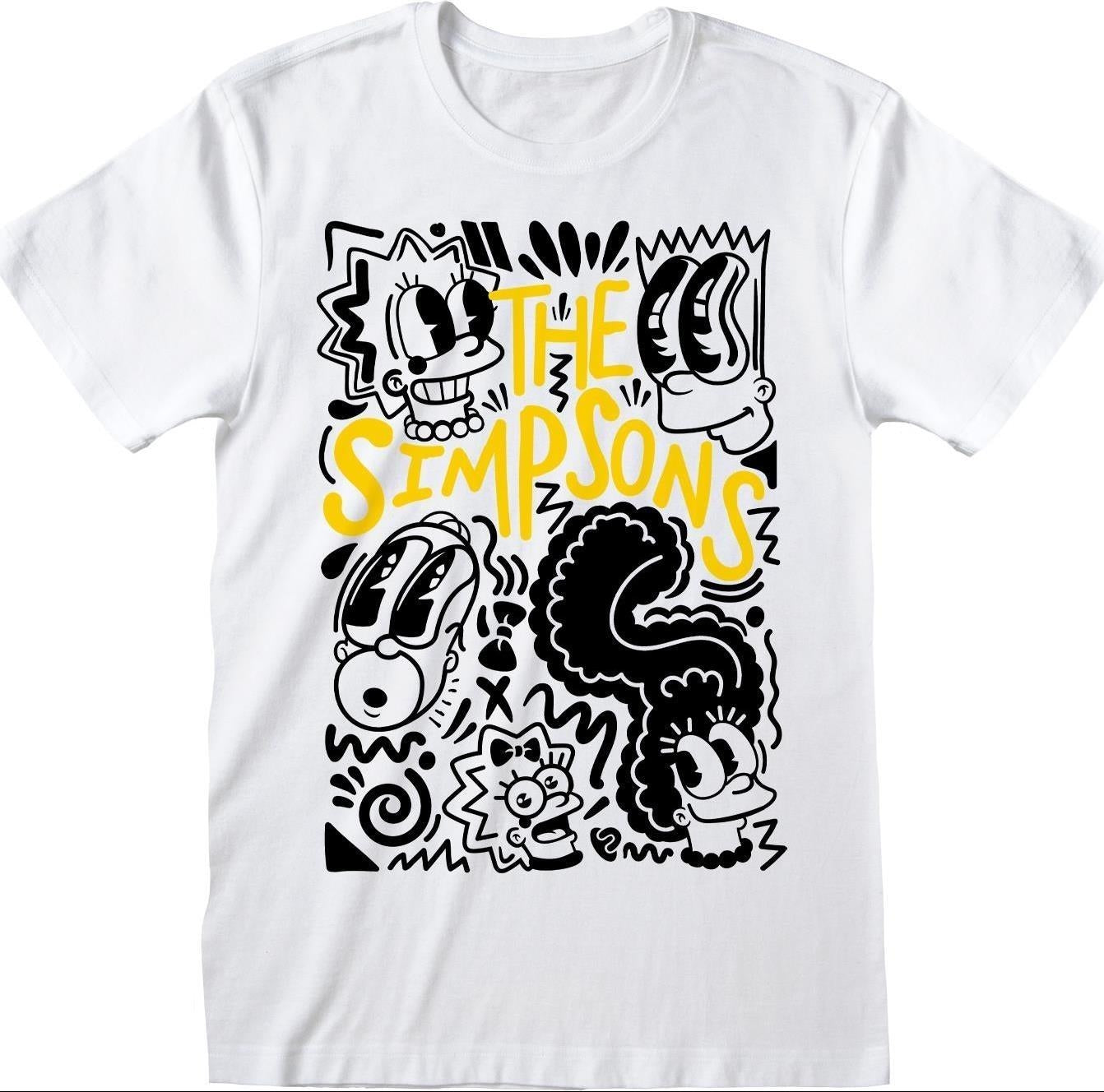 Simpsons (The): Graffiti (T-Shirt Unisex Tg. 2XL)