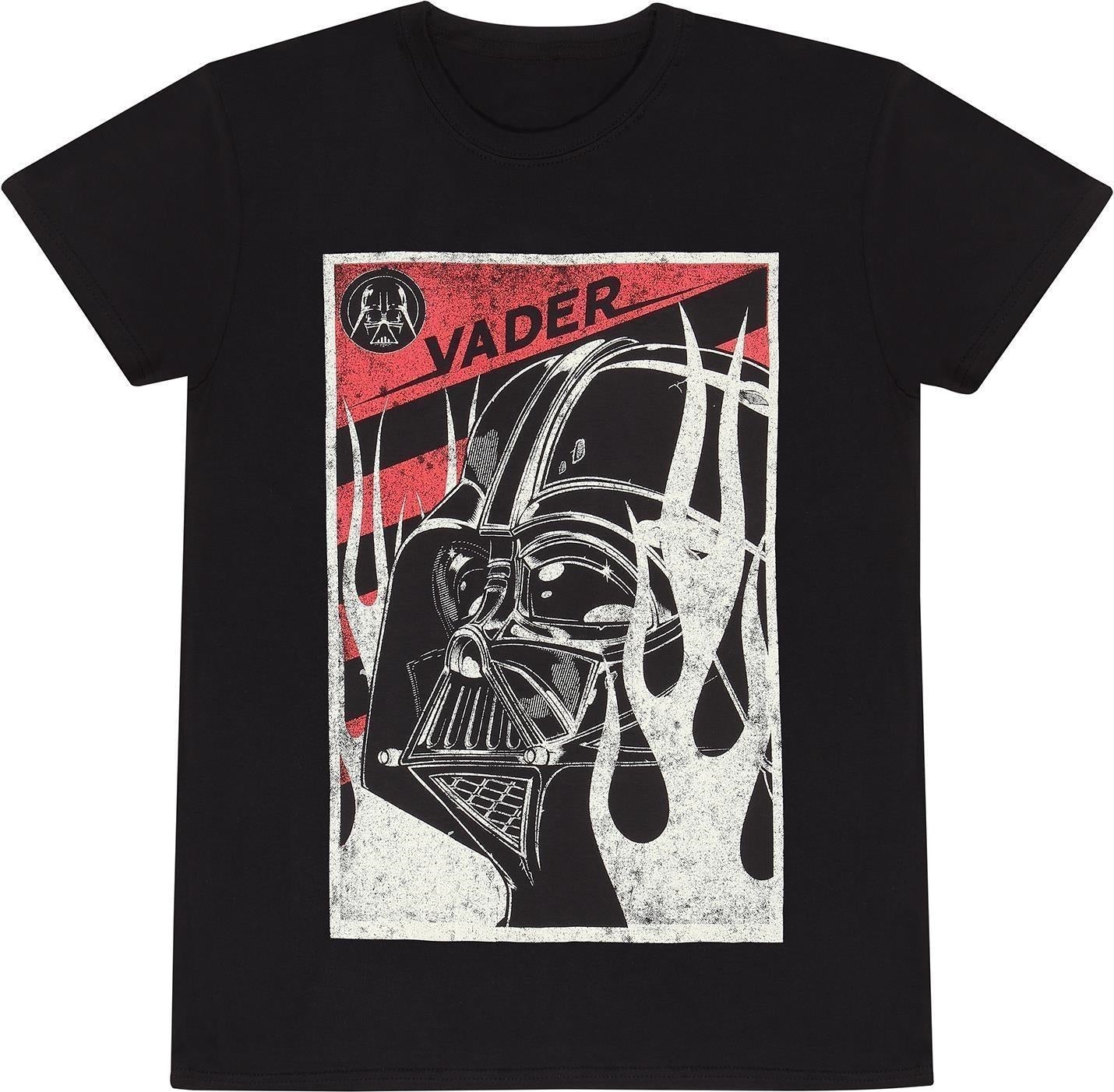 Star Wars: Vader Frame Black (T-Shirt Unisex Tg. XL)