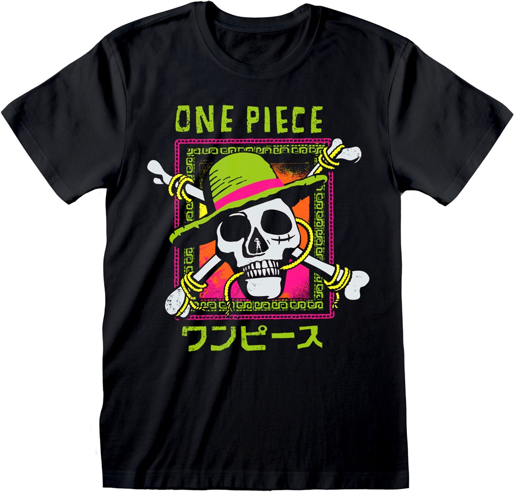 One Piece: Sailor Square Black (T-Shirt Unisex Tg. M)