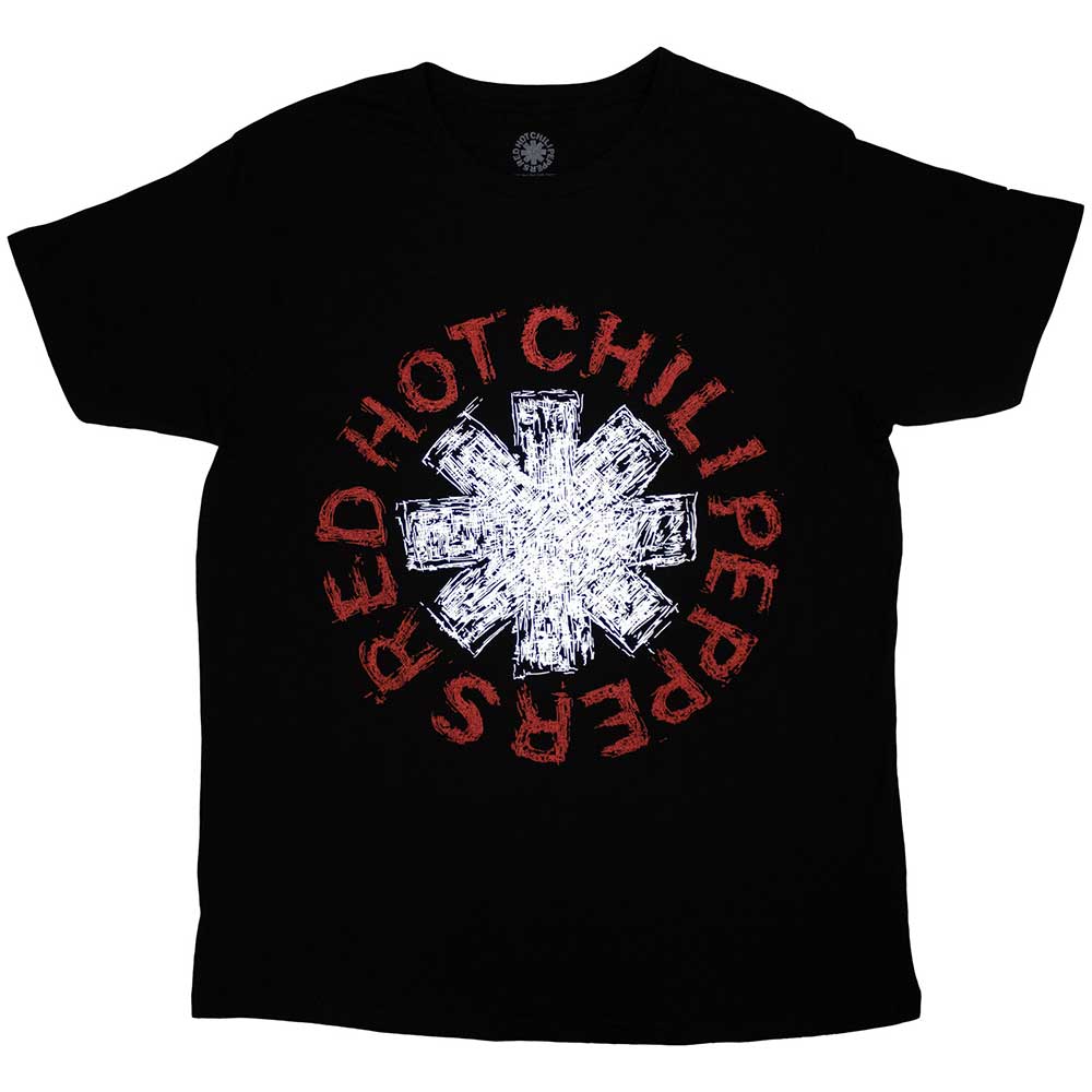 Red Hot Chili Peppers: Rock Off - Scribble Asterisk (T-Shirt Unisex Tg. XL)