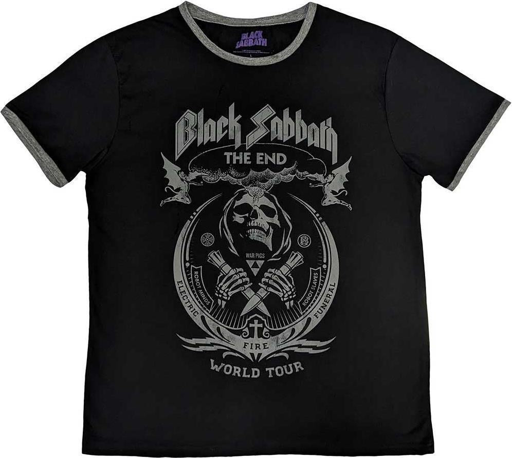 Black Sabbath: Ringer The End Mushroom Cloud (T-Shirt Unisex Tg. L)