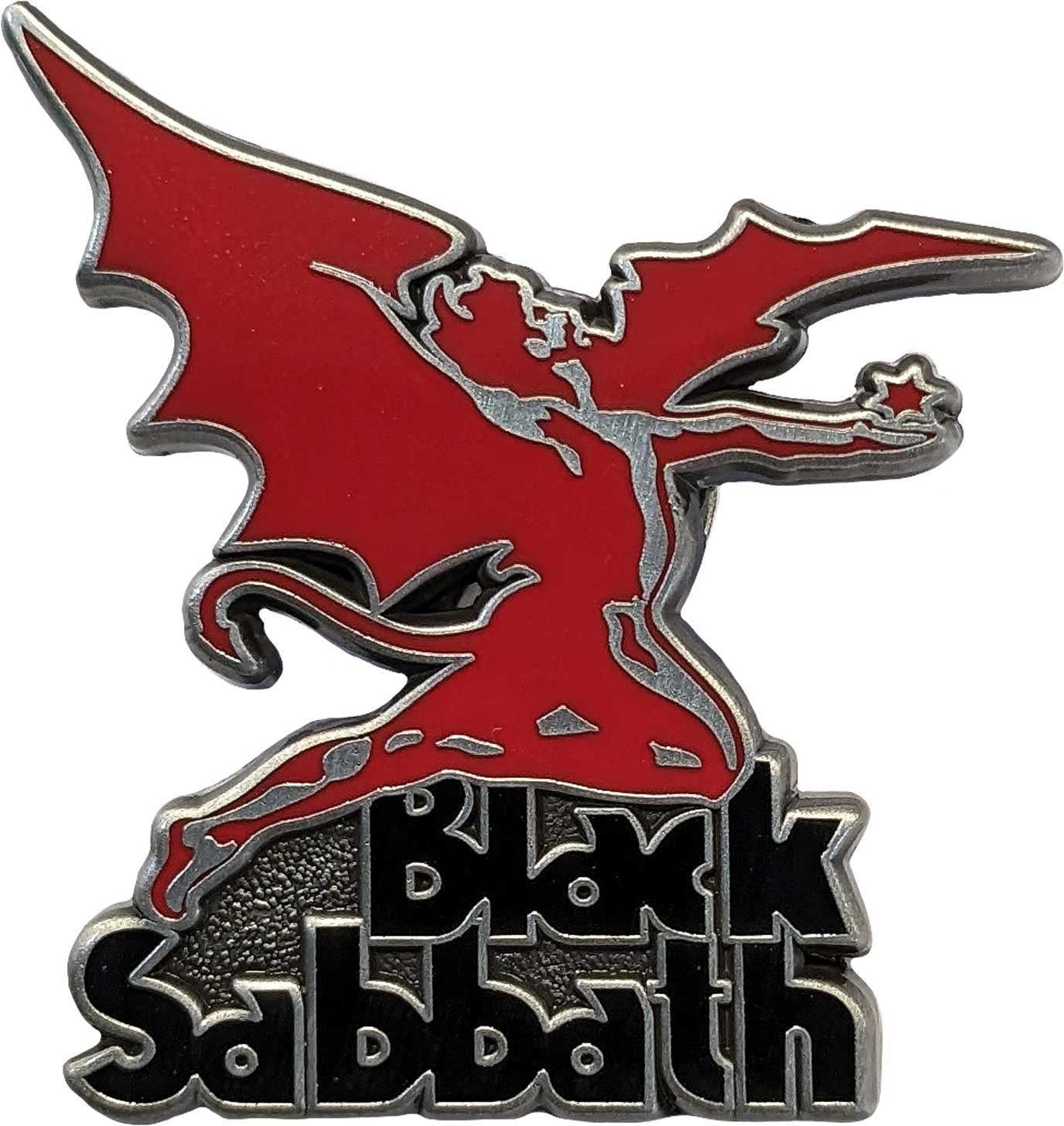 Black Sabbath - Black Sabbath Pin Badge: Logo & Daemon