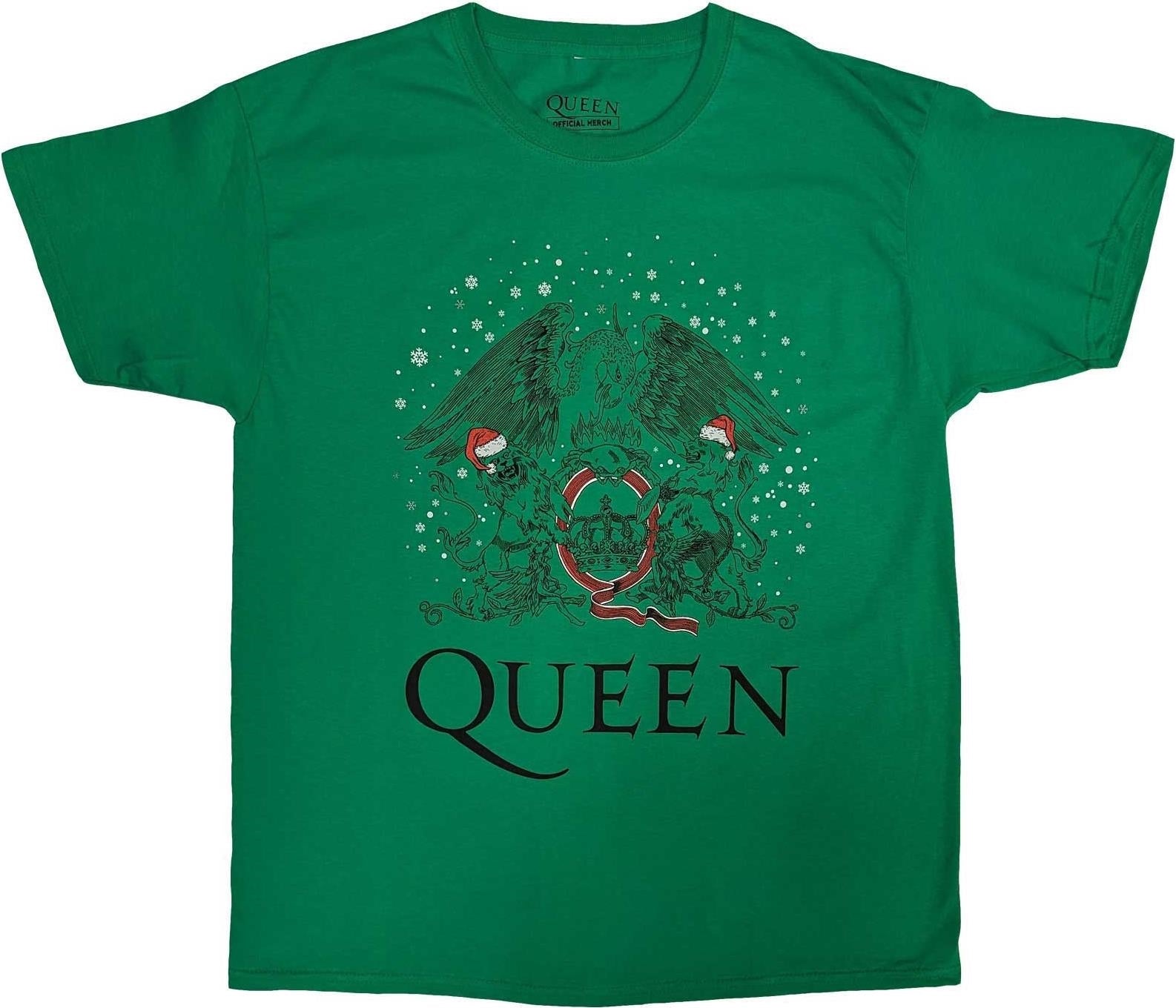 Queen: Rock Off - Holiday Crest (T-Shirt Unisex Tg. XL)
