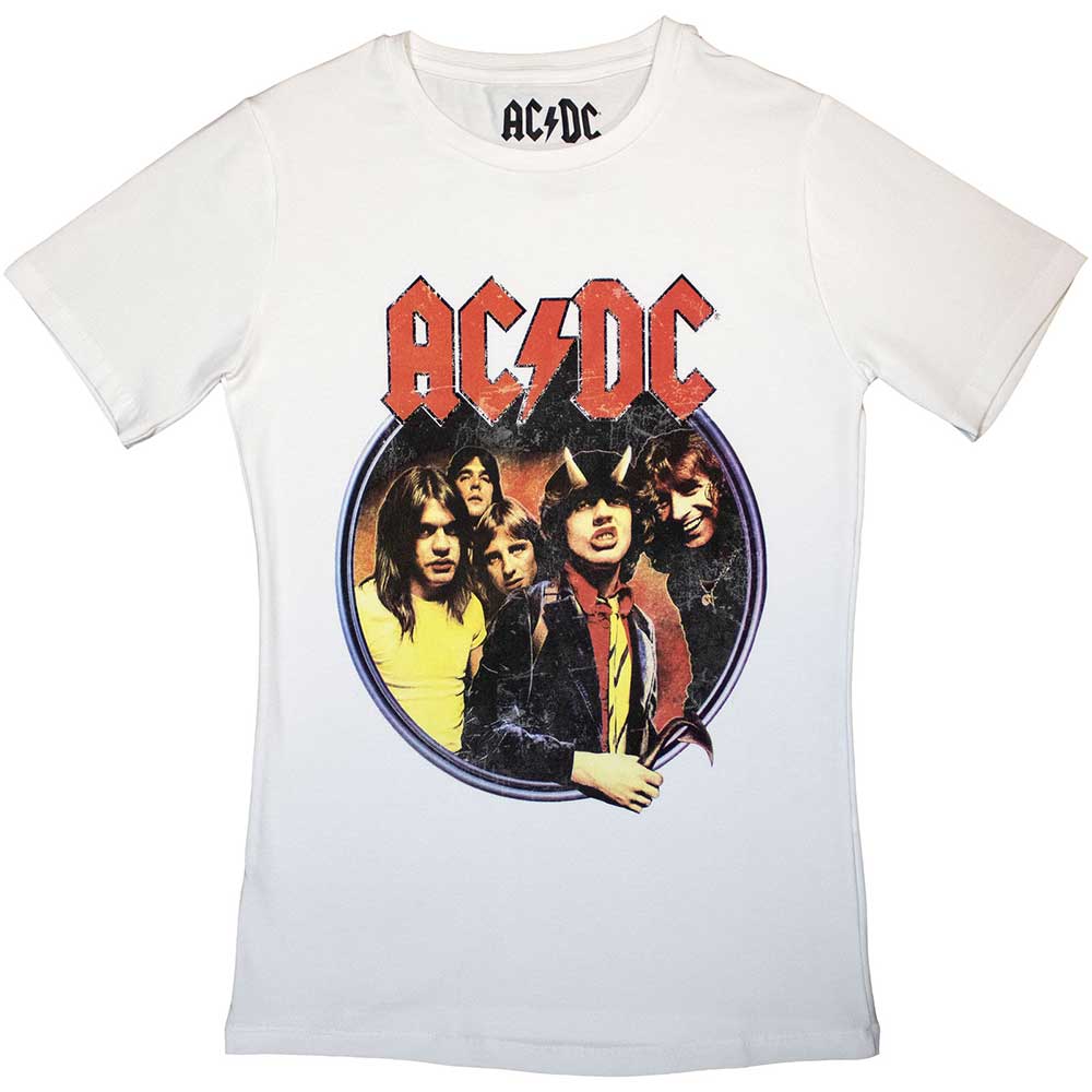Ac/Dc: Rock Off - Highway To Hell Circle (T-Shirt Donna Tg. XL)