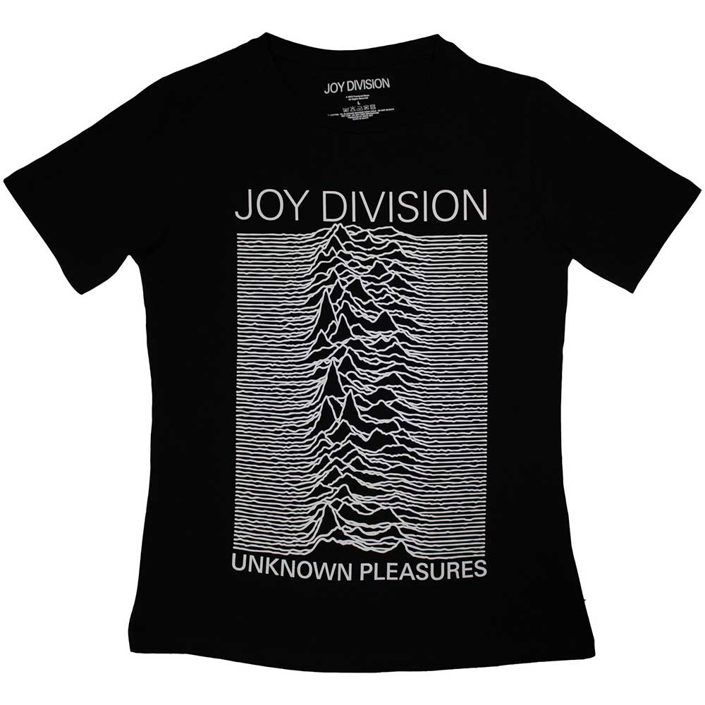Joy Division: Unknown Pleasures Fp (T-Shirt Donna Tg. L)