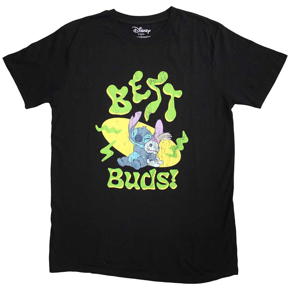 Disney Unisex T-Shirt: Lilo & Stitch - Stitch Best Buds (Small)