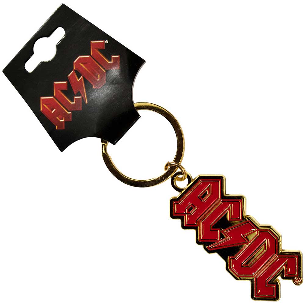 Orphan Sku - Ac/Dc Keychain: Logo Gold (Enamel In-Fill)