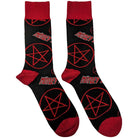 Motley Crue: Rock Off - Logos & Pentagrams (Calzini Unisex Uk Size 7 - 11)