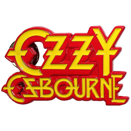 Orphan Sku - Ozzy Osbourne Pin Badge: Stacked Logo