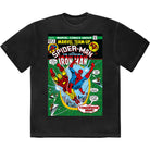 Marvel Comics Unisex T-Shirt: Spiderman & Iron Man Comic Cover (Large)
