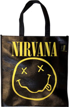 Nirvana - Nirvana Eco Bag: Yellow Happy Face