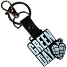 Green Day - Green Day Keychain: Stacked Logo & Grenade