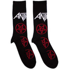 Anthrax: Rock Off - Pentathrax Pattern (Calzini Unisex Uk Size 7 - 11)