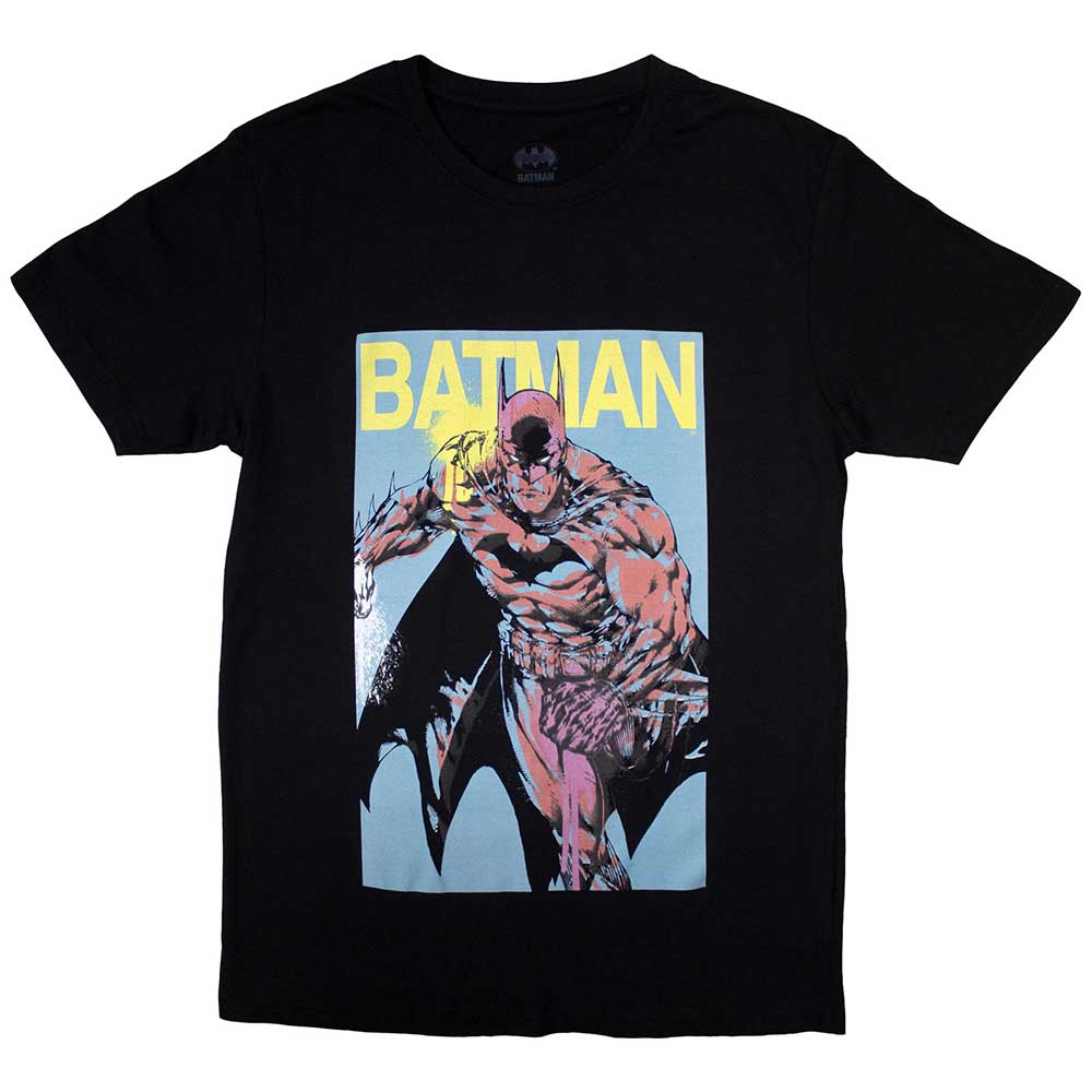 Dc Comics: Rock Off - Batman - Pop Colours (T-Shirt Unisex Tg. L)