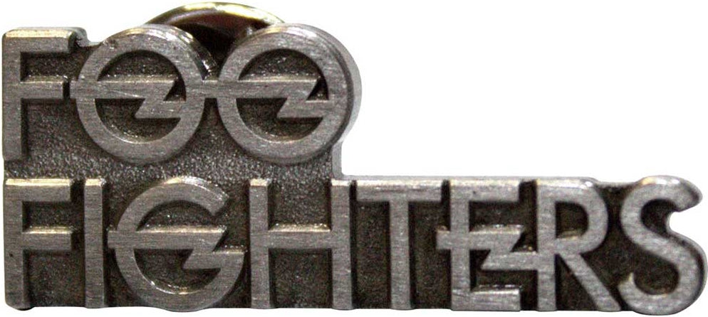 Foo Fighters - Foo Fighters Pin Badge: Stacked Logo