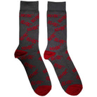 Ac/Dc: Rock Off - Logo Pattern (Calzini Unisex Uk Size 6-11)