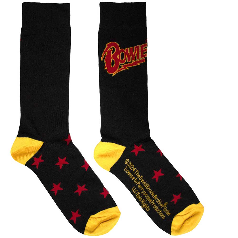 David Bowie: Rock Off - Stars (Calzini Unisex Uk Size 7 - 11)