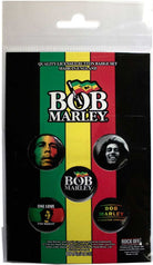 Bob Marley - Bob Marley Button Badge Pack: One Love