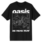 Oasis - Oasis Unisex T-Shirt: Be Here Now Line Drawing (Large)