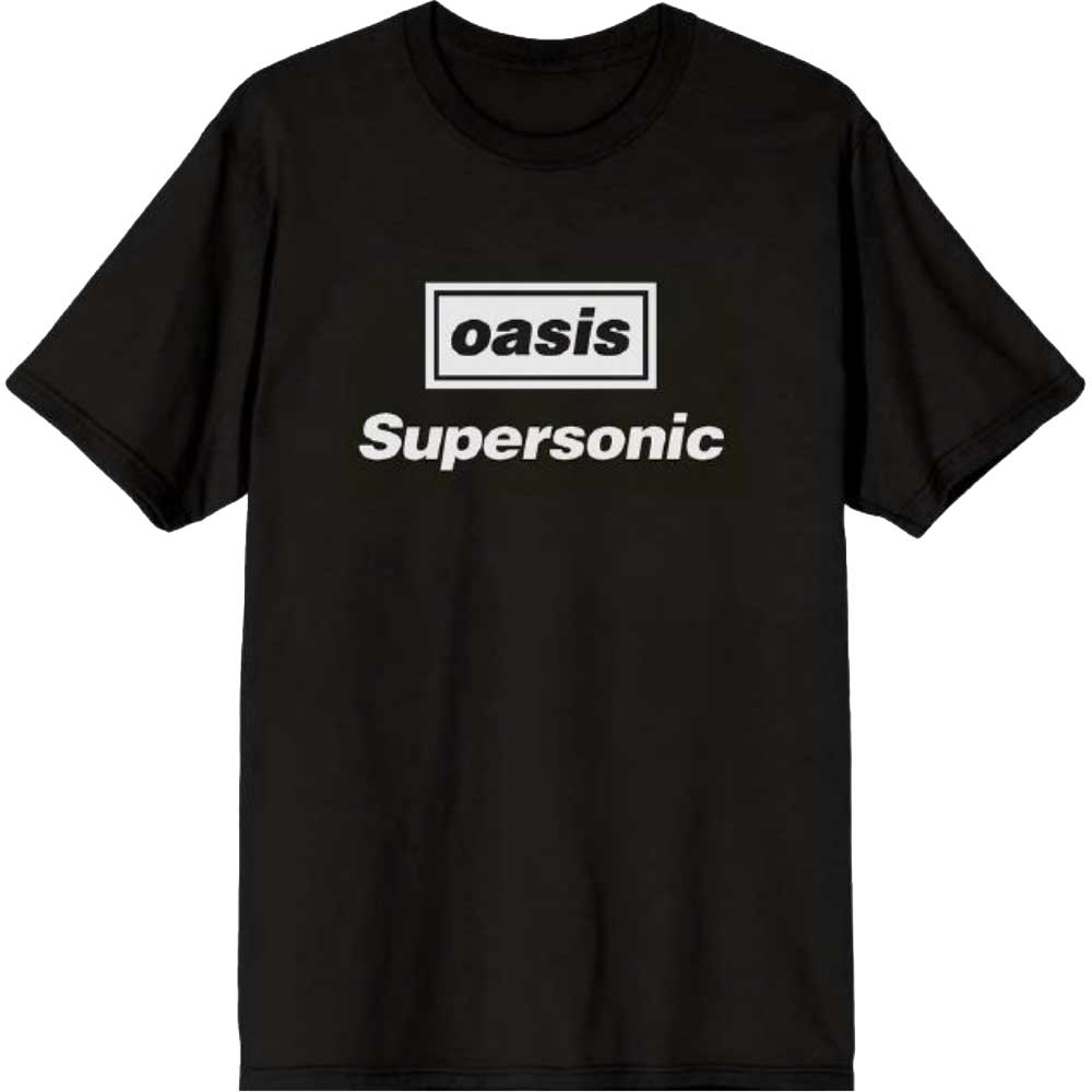 Oasis - Oasis Unisex T-Shirt: Supersonic Title (Large)