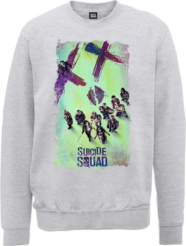 Dc Comics: Suicide Squad Movie Poster (Felpa Unisex Tg. L)