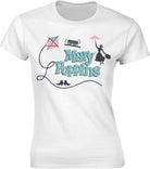 Disney: Mary Poppins Logos (T-Shirt Donna Tg. XL)