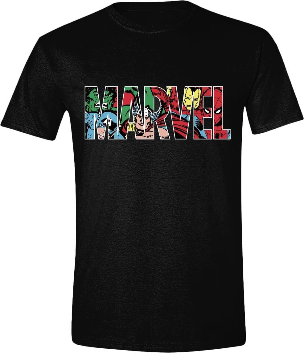 Marvel: Logo Character Infill (T-Shirt Unisex Tg. M)