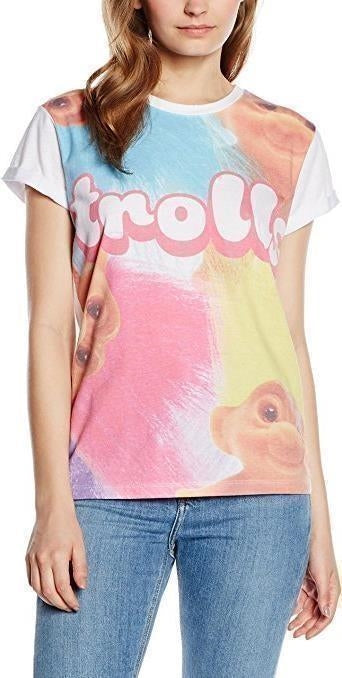 Trolls: Big Print Sublimation (T-Shirt Donna Tg. L)