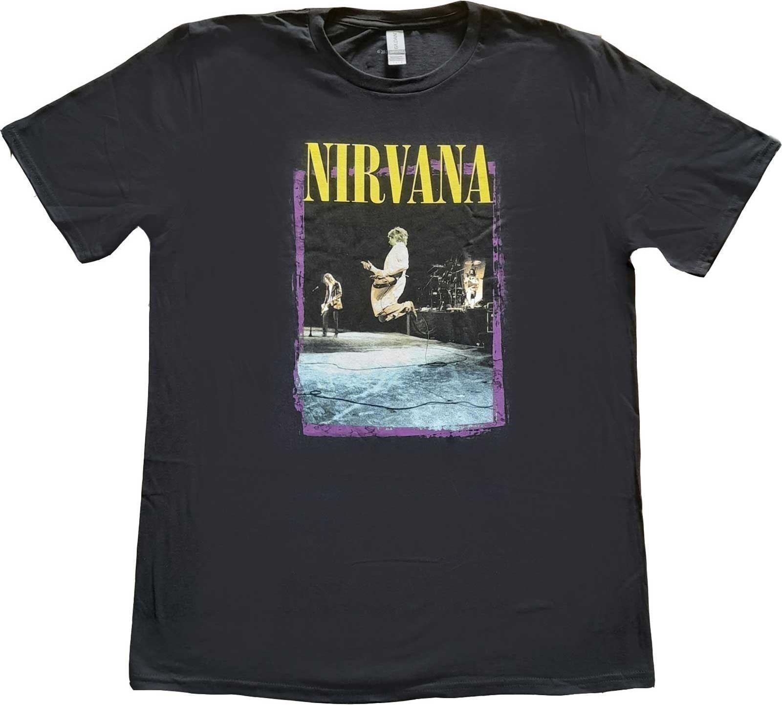 Nirvana: Stage Jump (T-Shirt Unisex Tg. S)