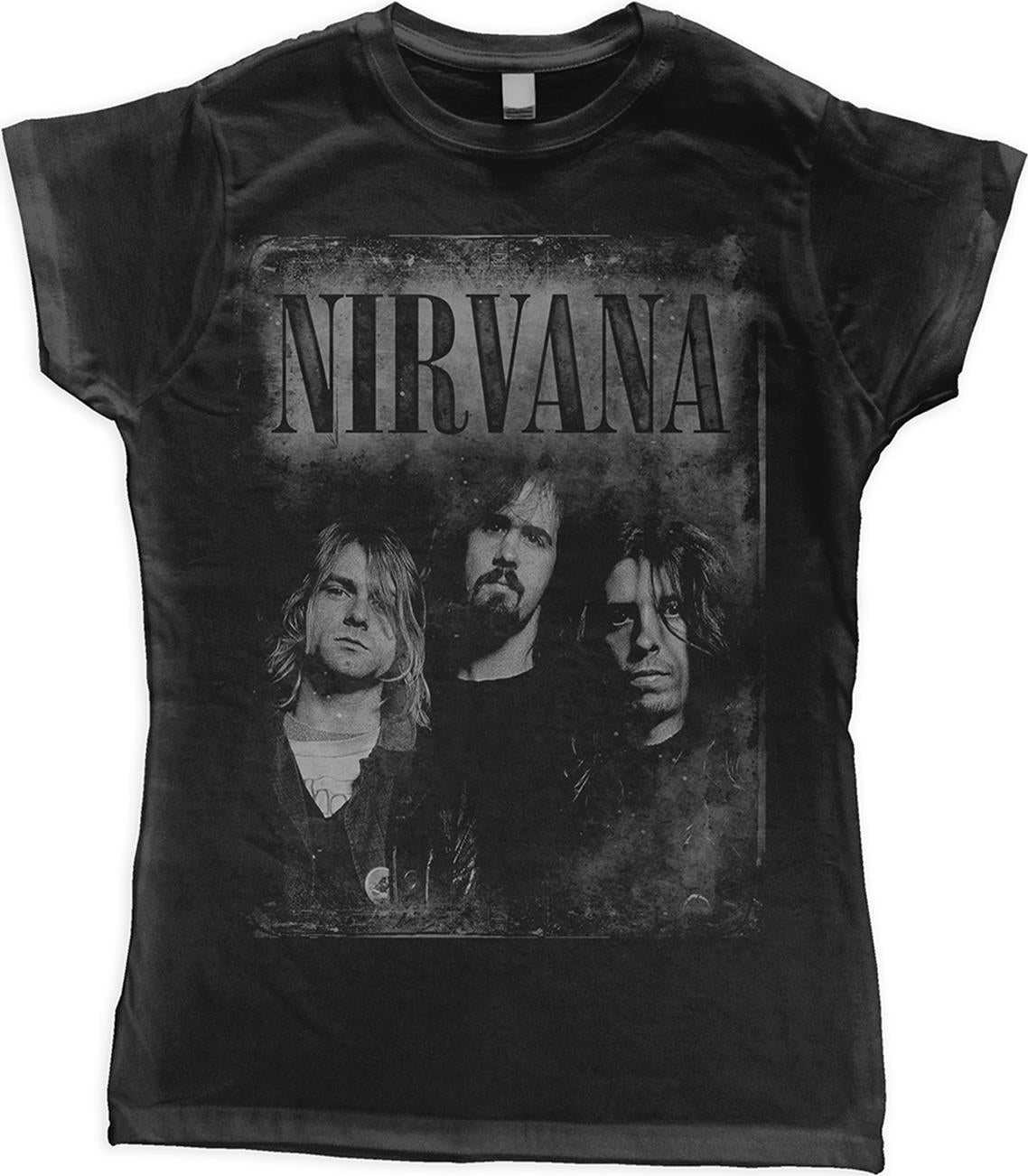 Nirvana: Faded Faces (T-Shirt Donna Tg. S)