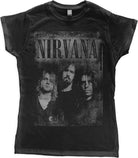 Nirvana: Faded Faces (T-Shirt Donna Tg. S)