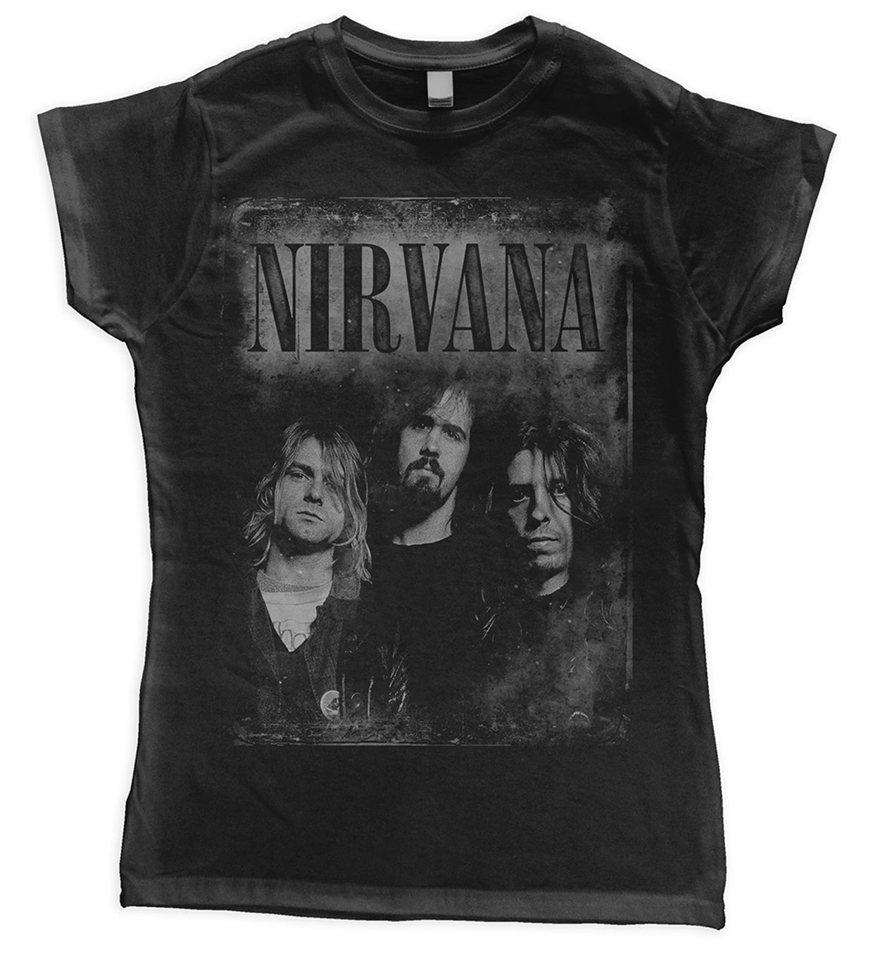 Nirvana: Rock Off - Faded Faces (T-Shirt Donna Tg. S)