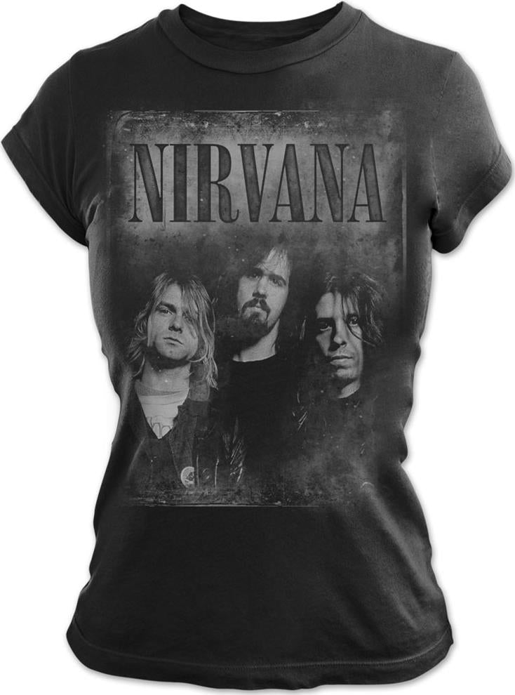 Nirvana: Faded Faces (T-Shirt Donna Tg. L)