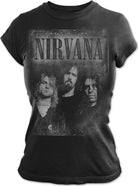 Nirvana: Rock Off - Faded Faces T-Shirt (T-Shirt Donna Tg. XL)