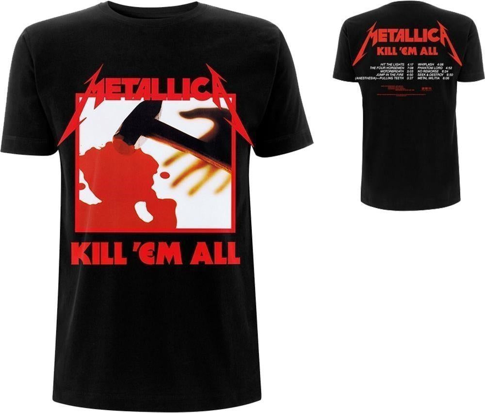 Metallica: Kill Em All Tracks (T-Shirt Unisex Tg. S)