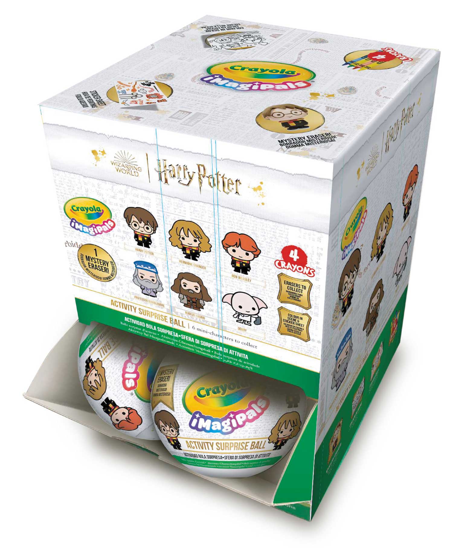 Harry Potter: Crayola - Pallina Con Gommine Pastelli E Adesivi A Sorpresa (Assortimento)